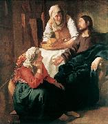 Jan Vermeer Christ in the House of Martha and Mary oil painting